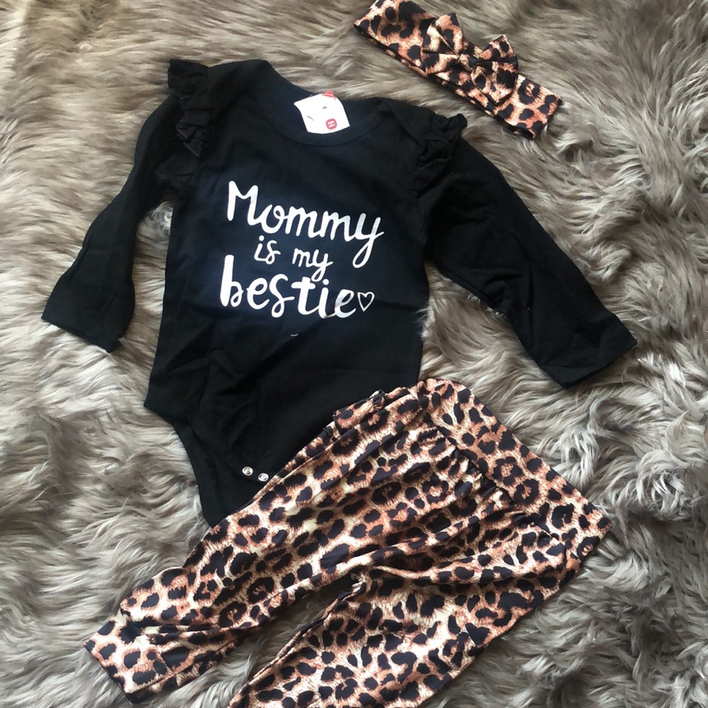 ‼️SALE‼️ 3-piece set Letter Pattern Outfit